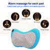 OSITO Electric Lumbar Neck Back Massage Pillow Massager Kneading Cushion Heat